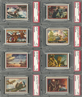 1953 Topps "Fighting Marines" PSA-Graded Collection (37)